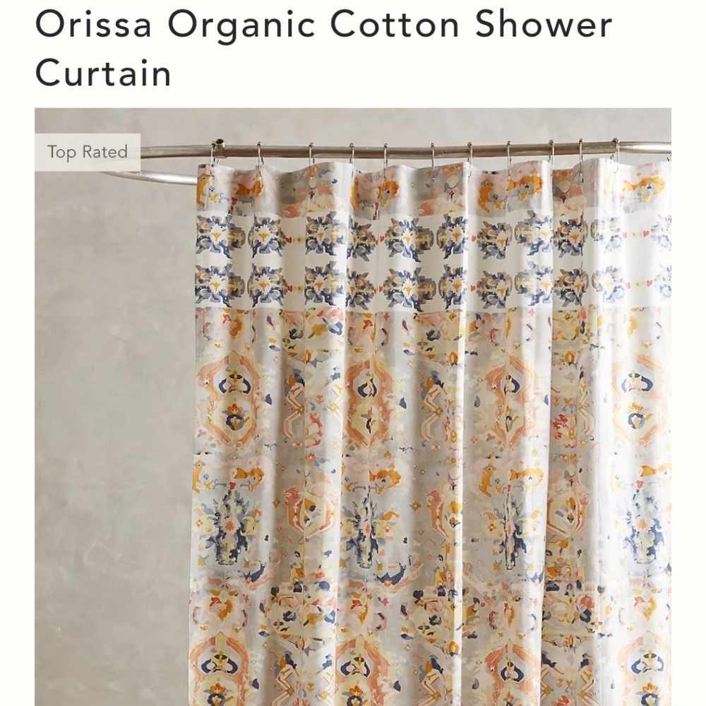 Anthropologie Shower Curtain